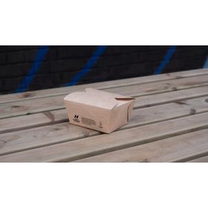 Notpla Small Takeaway Boxes 800ml - Kraft (Pack of 500) - HW509 - 3