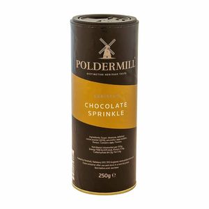 Poldermill Chocolate Sprinkle Shaker Drum 250g - HT319 - 1
