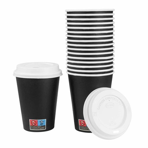 Nisbets Essentials Hot Cups and Lids Pack 12oz (Pack of 300) - HW635 - 5