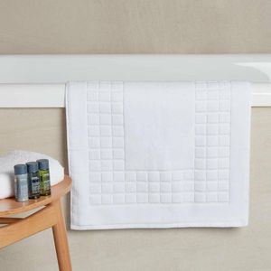 Mitre Luxury Savanna Bath Mat White - HR087 - 1