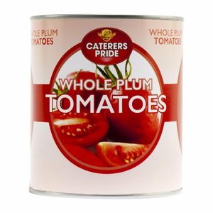 Caterers Pride Whole Plum Tomatoes 800g (Pack of 6) - HW323 - 1