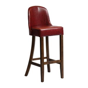 Kilsby Bar Chair in Vintage with Bison Bordeaux Seat - HX903 - 1