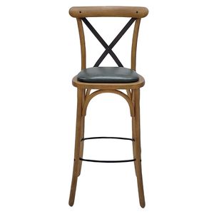 Bristol Bar Chair in Weathered Oak with Bison Cedar Seat - HX882 - 3