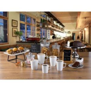 Genware Black Anti-Slip Buffet Riser 18 x 10cm - 3