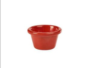 GenWare Melamine Red Smooth Ramekin 59ml/ 2oz (Pack of 24) - 1