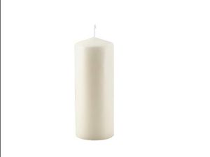 Pillar Candle 20cm H X 8cm Dia Ivory (Pack of 6) - 1