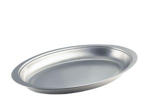 GenWare Stainless Steel Oval Banqueting Dish 50cm/ 20" - 1