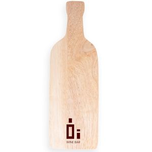 Custom Branded Bottle Shape Wooden Chopping Board (300x100mm) - 1