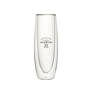 Custom Branded Double Walled Flute Glass (160ml/6oz) - 1
