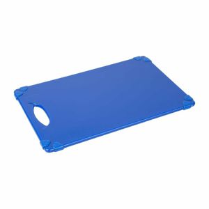 Hygiplas Commercial Grip Chopping Board Blue 458x306mm - HW006 - 1