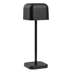 Olympia Lucca Table Lamp Squared Dome Black 200mm - HZ204 - 1