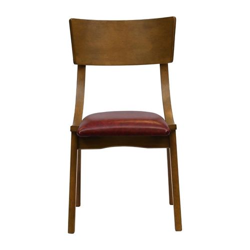 Chelsea Dining Chairs in Weathered Oak with Bison Bordeaux Seats (6 Pack) - JA251 - 3