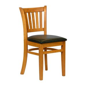 Turin Dining Table with 4 Manhattan Chairs in Soft Oak with Bison Cedar - JA210 - 1