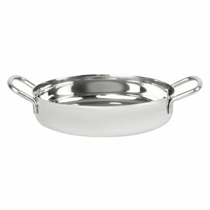 Olympia Table Presentation Double Handle Dish Stainless Steel 180mm - HY102 - 1