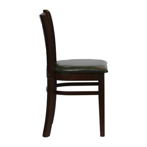 Turin Dining Table with 4 Manhattan Chairs in Dark Walnut with Bison Cedar - JA202 - 3