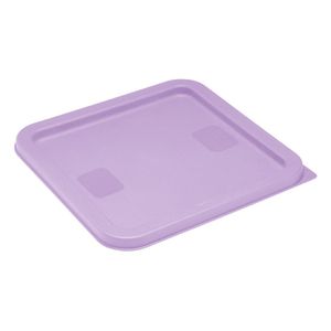 Hygiplas Square Food Storage Container Lid Purple Medium - HY426 - 1