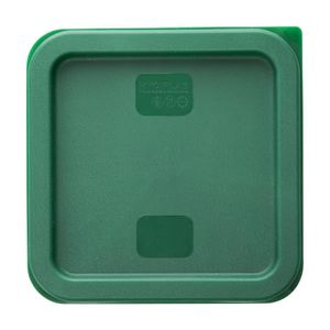 Hygiplas Square Food Storage Container Lid Green Small - HY413 - 3