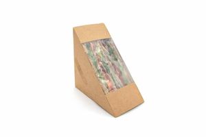 Kraft 75mm Deepfill Sandwich Wedge (Case of 500) - 1