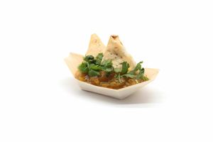 Medium Wooden Food Boat (170mm) (Case of 1000) - 1