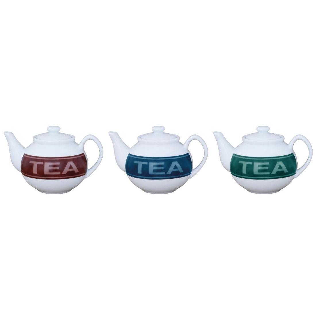 CM617 - Olympia Porcelain Assorted Six Teapot Set 425ml - Case 6 - CM617