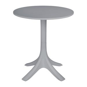 Bolero Lorenzo 600mm Round Café Table - Medium Grey - SA831 - 1