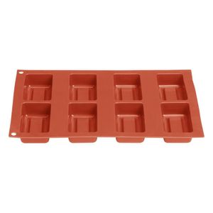 Vogue Silicone Square Cake Mould 8 Cup - JA312 - 1