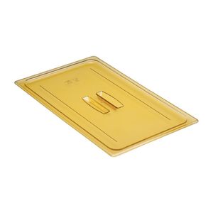 Cambro High Heat Polycarbonate 1/1 Gastronorm Lid with Handle - HR269 - 1
