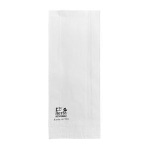 Fiesta Recyclable Foil Lined Paper Bags - 250x100x45mm (500 Pack) - HY772 - 1