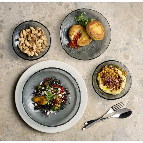 Churchill Viana Organic Glass Bowls Dusk 170mm (6 Pack) - JF627 - 5