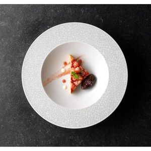 Churchill Viana Walled Plates Charcoal Grey 260mm (6 Pack) - JF708 - 1