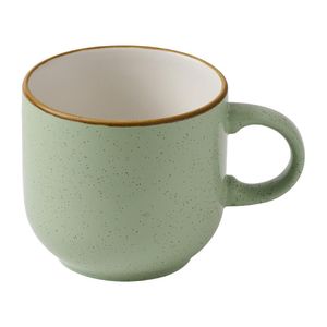 Churchill Stonecast Bubble Mugs Sage Green 440ml (6 Pack) - JF636 - 1