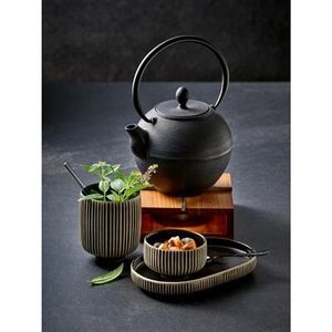Playground Nara Black & White Short Mugs 300ml (6 Pack) - JE560 - 1