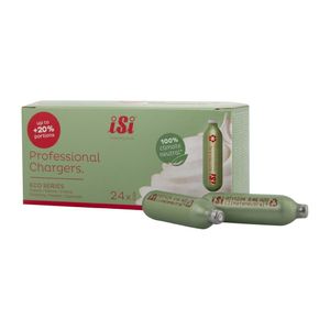 ISI Professional ECO Series Cream Whipper Charger Bulbs 8.4g (Pack 24) - JC935 - 1