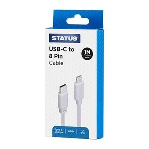 Status USB C to 8-Pin (Lightning) Charging Lead 1m - JA852 - 1