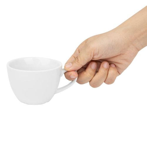 Olympia Whiteware Flat White Cups 170ml (12 Pack) - HY539 - 5