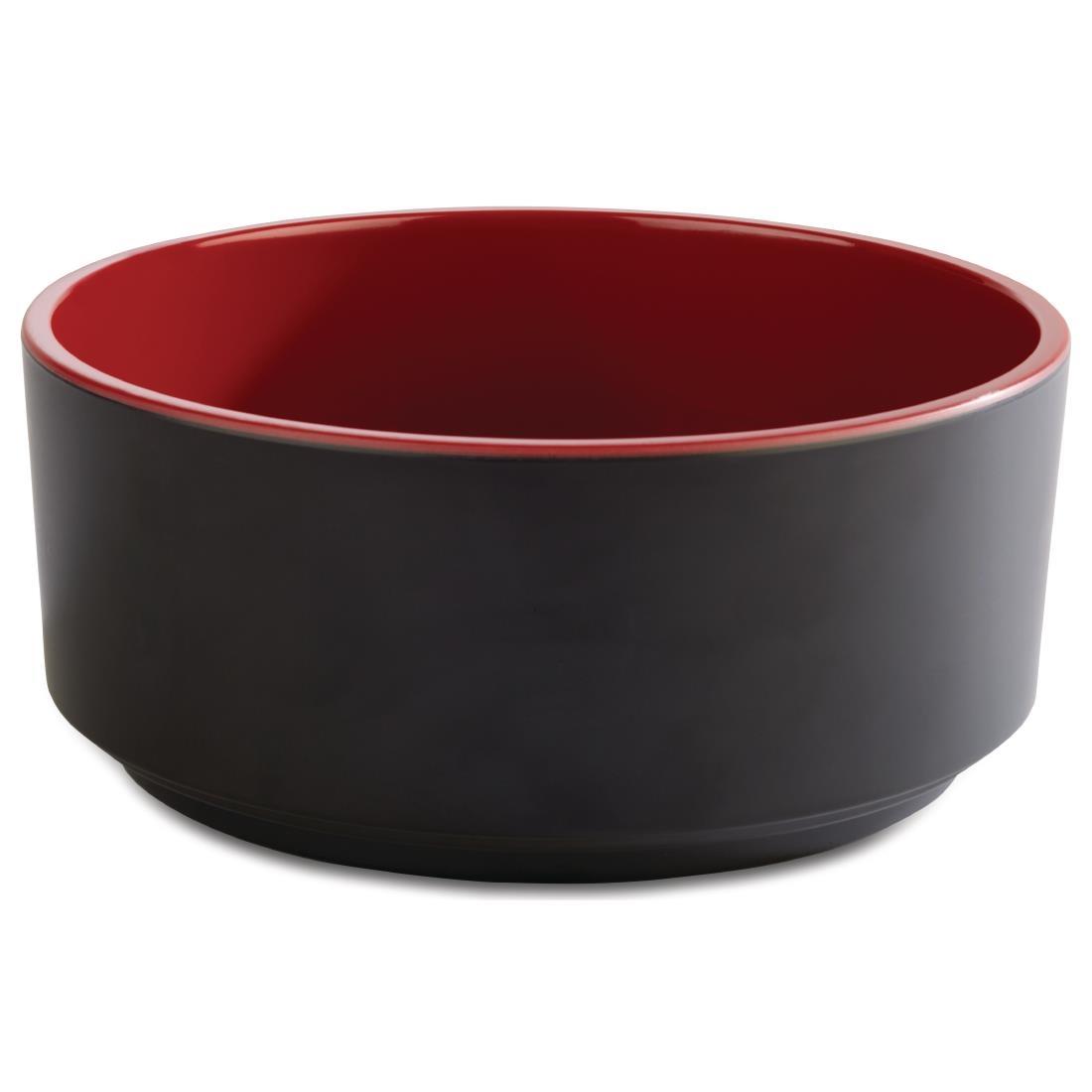 APS Asia+ Deep Bento Box Red 155mm - Each - DW109 - 1