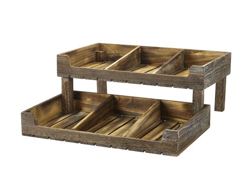 Rustic Wooden Display Crate Stand - TR5321 - 10