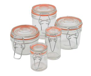 Genware Glass Terrine Jar 70ml 8.4 x 4.5cm (Pack of 24) - TJ-S - 3