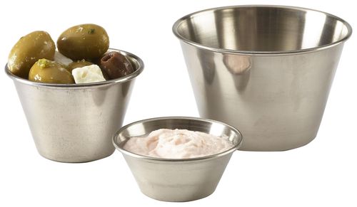 GenWare Stainless Steel Ramekin 34cl/ 12oz (Pack of 24) - RAMST12 - 3