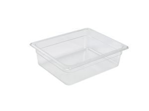 1/2 -Polycarbonate GN Pan 100mm Clear - PC12-100 - 1