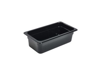 1/3 -Polycarbonate GN Pan 100mm Black - PCB13-100 - 3