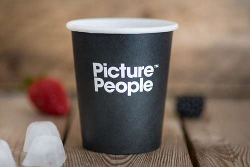 Custom Printed 8oz Single Wall Paper Cups - Custom Branded 8oz Single Walled Paper Cups - 1