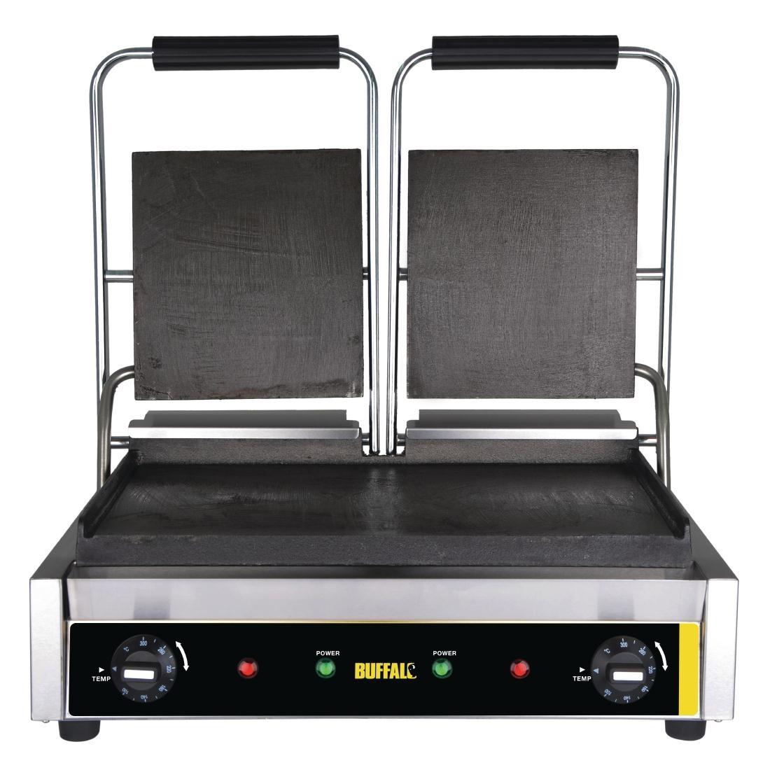 GJ456 - Buffalo Bistro Contact Grill Double Flat - GJ456
