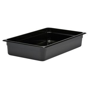 Cambro 100mm Deep 1/1 Black Polycarbonate GN Pan - 1
