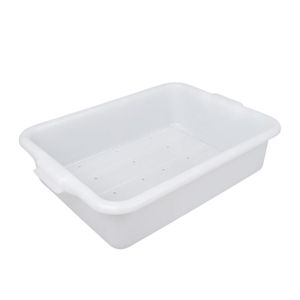 Vollrath Traex® Colour-Mate White Perforated Drain Box 5-inch - 1