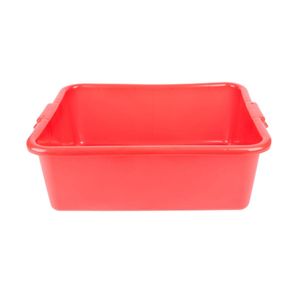 Vollrath Traex® Colour-Mate Red Food Storage Box 7-inch - 3