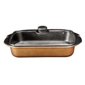 Pujadas Bronze Cast Aluminium Roast Pan Lid 350 x 250mm - 1
