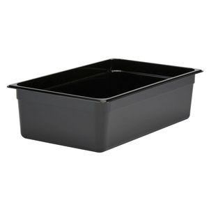 Cambro 150mm Deep 1/1 Black Polycarbonate GN Pan - 1