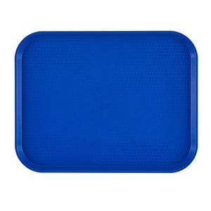 Cambro Navy Blue Fast Food Tray 450x350mm - 1