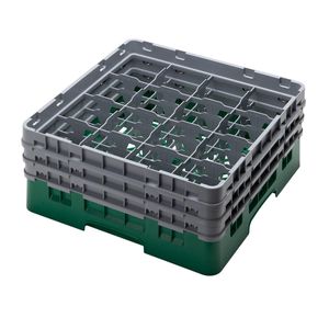 Cambro H174mm Green 16 Compartment Camrack - 1